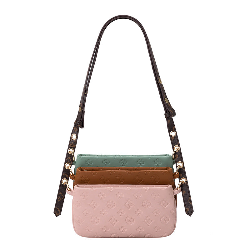 3 in 1 Women's PU Printed Crossbody Bag