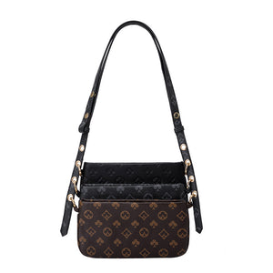3 in 1 Women's PU Printed Crossbody Bag