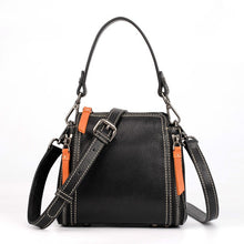 Load image into Gallery viewer, Fashionable Top Layer Cowhide Bucket Bag
